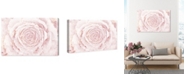 Oliver Gal pastel pink flower Giclee Print on Gallery Wrap Canvas Art